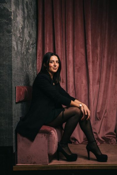 Sabina Yausheva, bartender del Bar Julep dell'Hotel de la Ville di Roma photo Blasetti Di Lorenzo