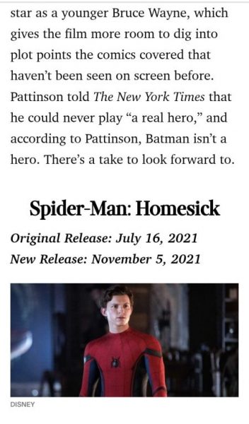 Spider Man Homesick Think Movies