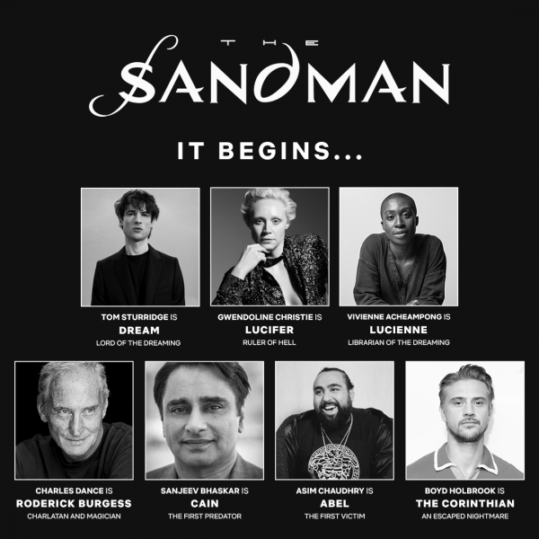 “The Sandman”: Netflix annuncia il cast ufficiale della serie