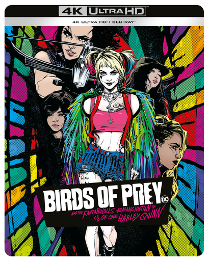 “Birds of Prey (e la fantasmagorica rinascita di Harley Quinn)”: torna la Comic Art Steelbook 4K Edition del film di Cathy Yan