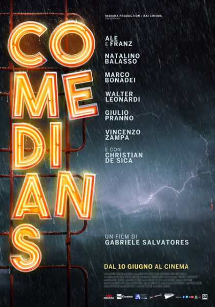 “Comedians”: il Poster Ufficiale del film di Gabriele Salvatores al cinema dal 10 giugno