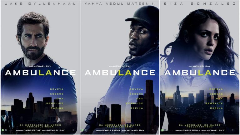 “Ambulance”: i protagonisti ritratti nei Character Poster del film di Michael Bay al cinema dal 23 marzo