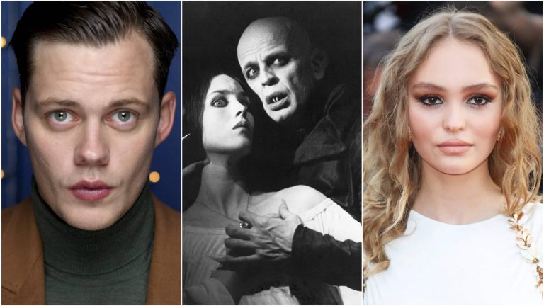 Nosferatu: Bill Skarsgard e Lily – Rose Depp protagonisti del remake di Robert Eggers