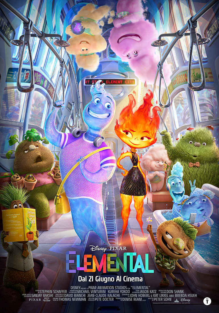 poster animazione Elemental