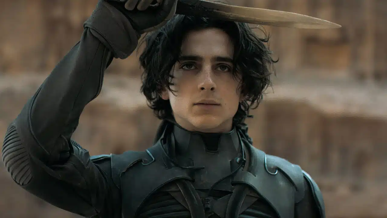 Timothèe Chalamet in Dune Parte 2