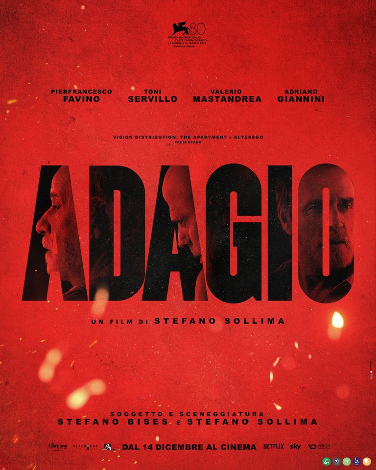 il nuovo poster di adagio di stefano sollima