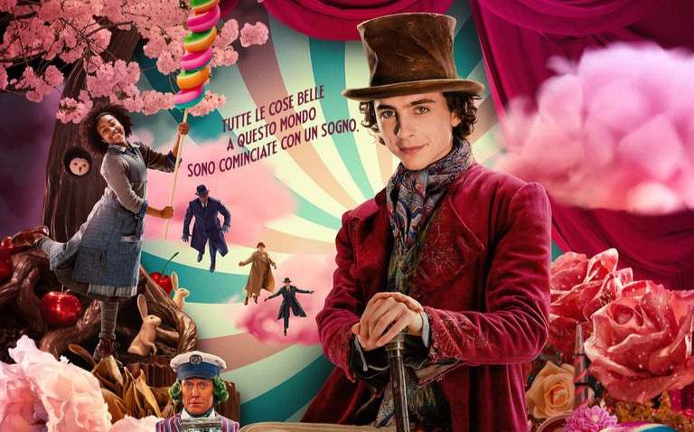 Wonka: Timothée Chalamet al centro del nuovo poster