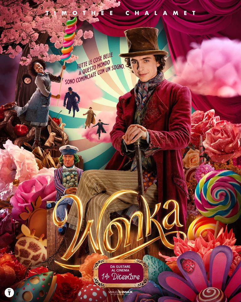 il nuovo poster di wonka