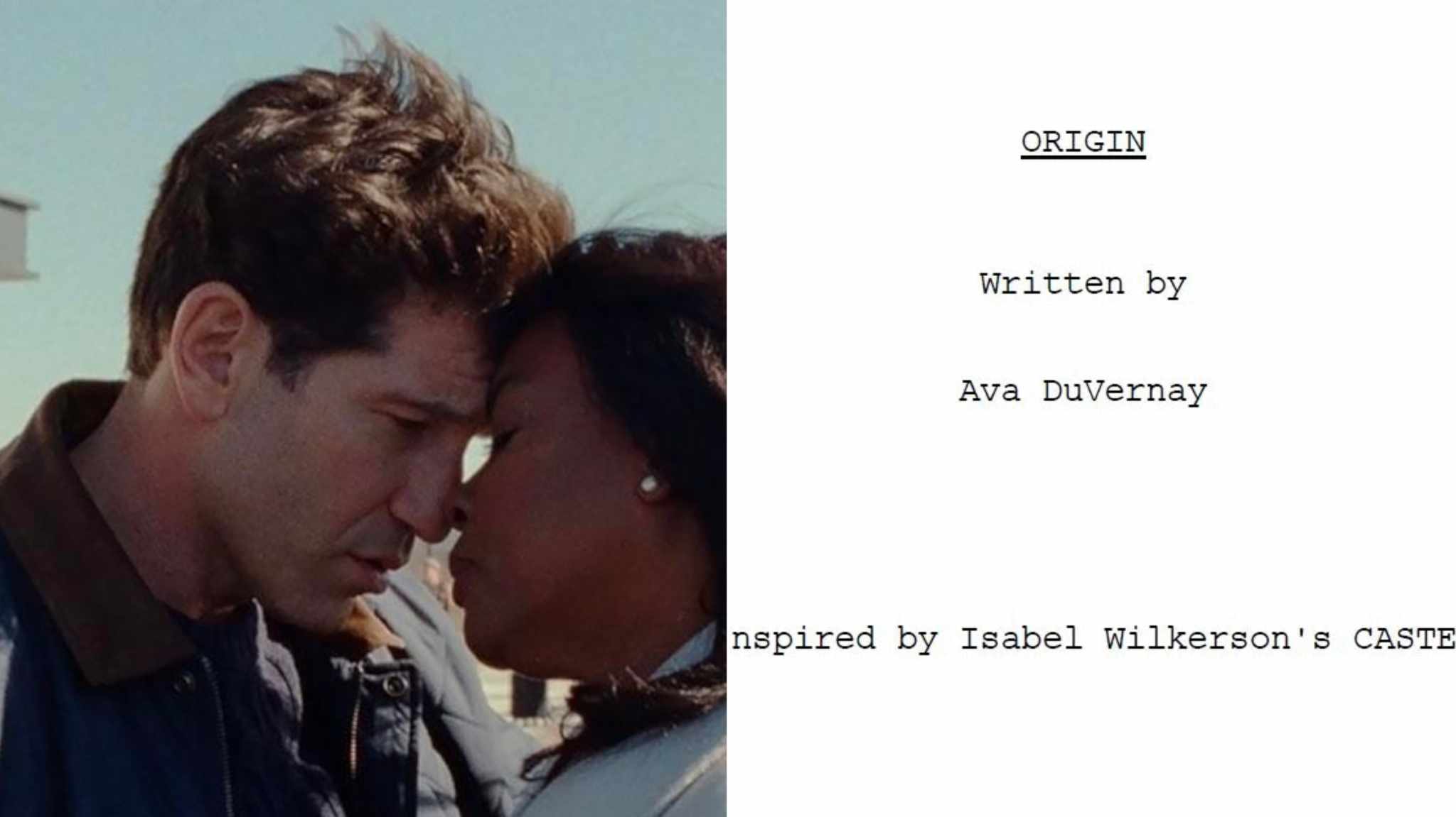 Origin: la sceneggiatura del film di Ava DuVernay