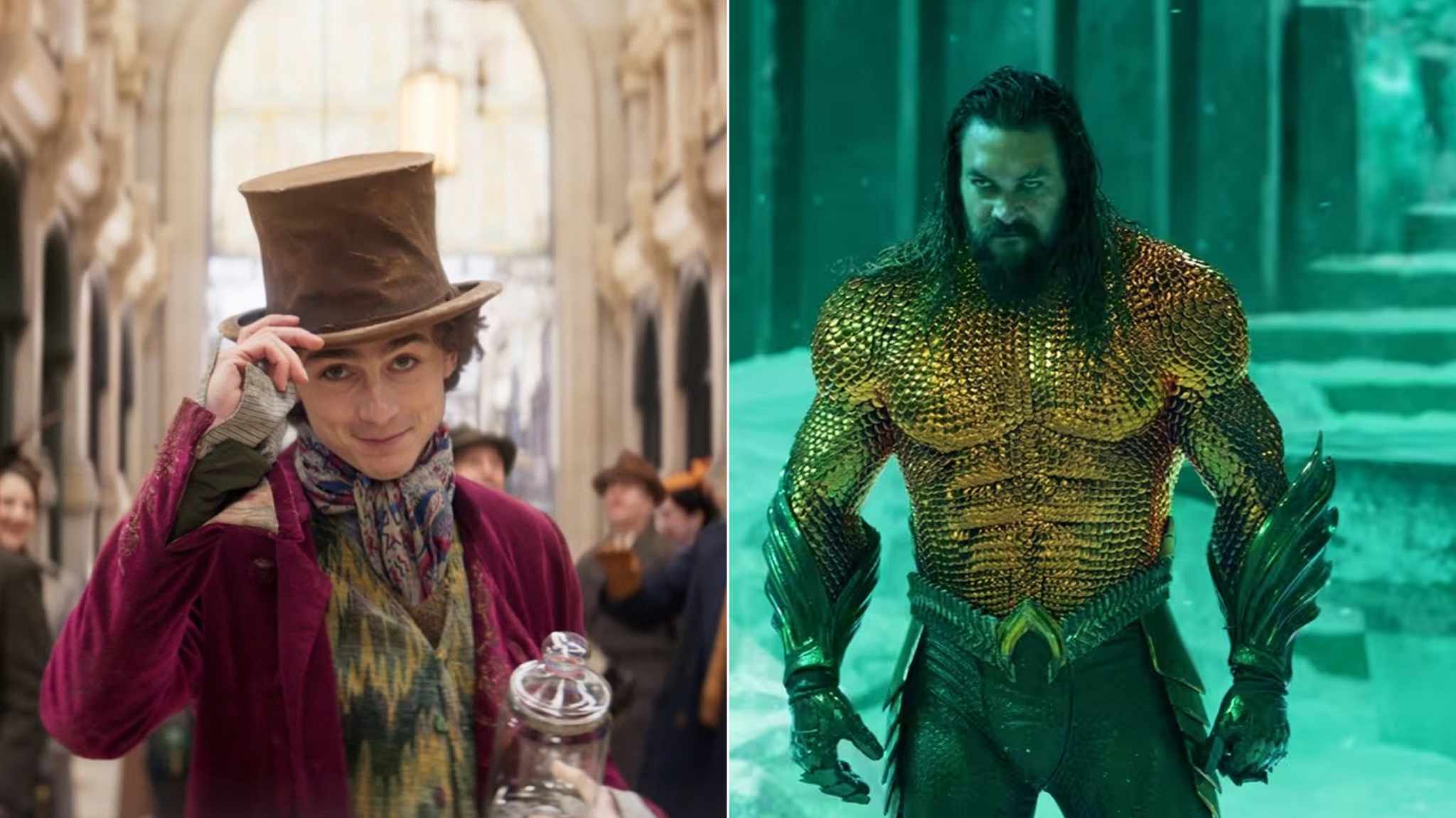 Box Office USA del 30 e 31 Dicembre 2023: Wonka supera Aquaman e il Regno Perduto