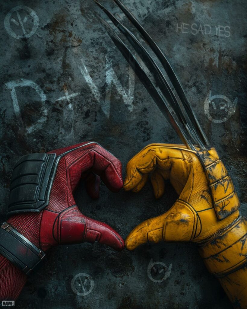 Deadpool & Wolverine poster San Valentino