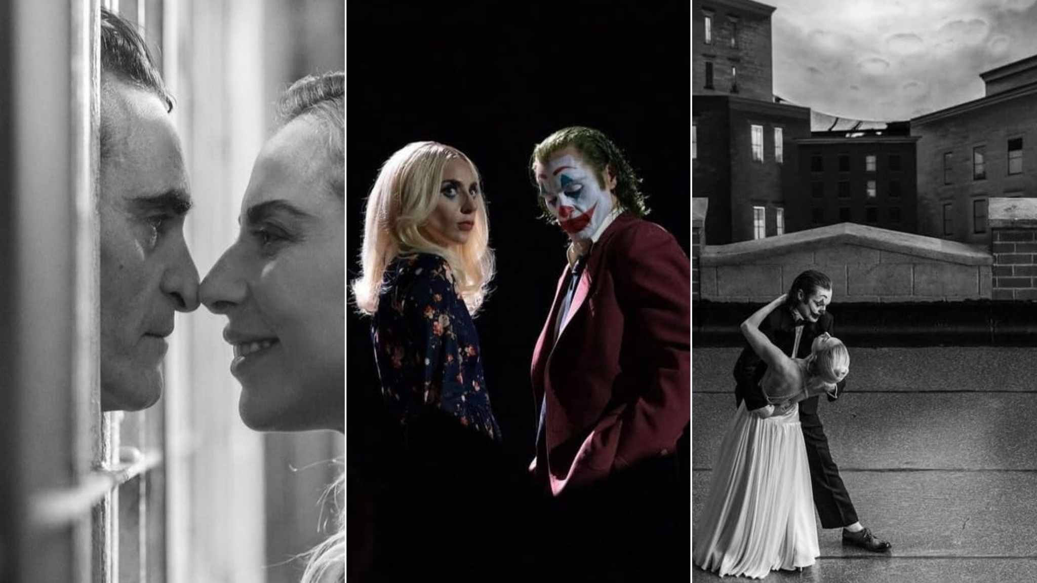 collage immagini Joker: Folie à Deux