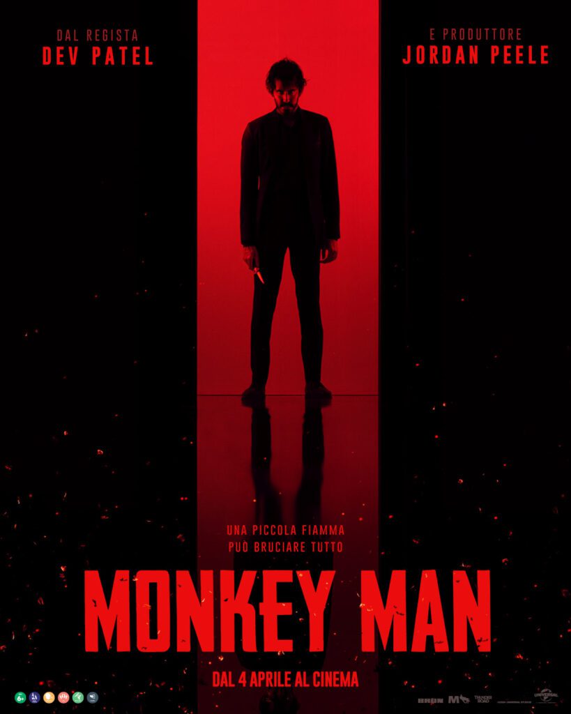 poster italiano monkey man