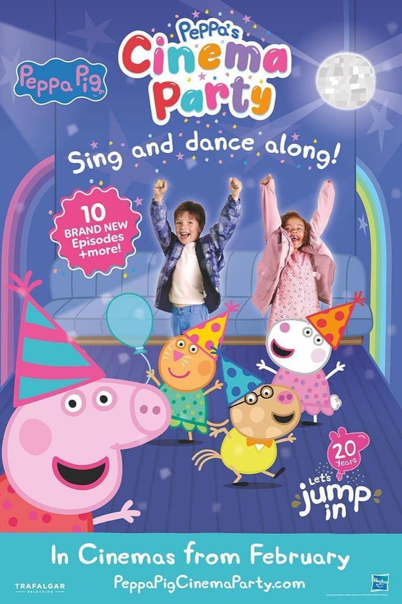 poster peppa's cinema party
