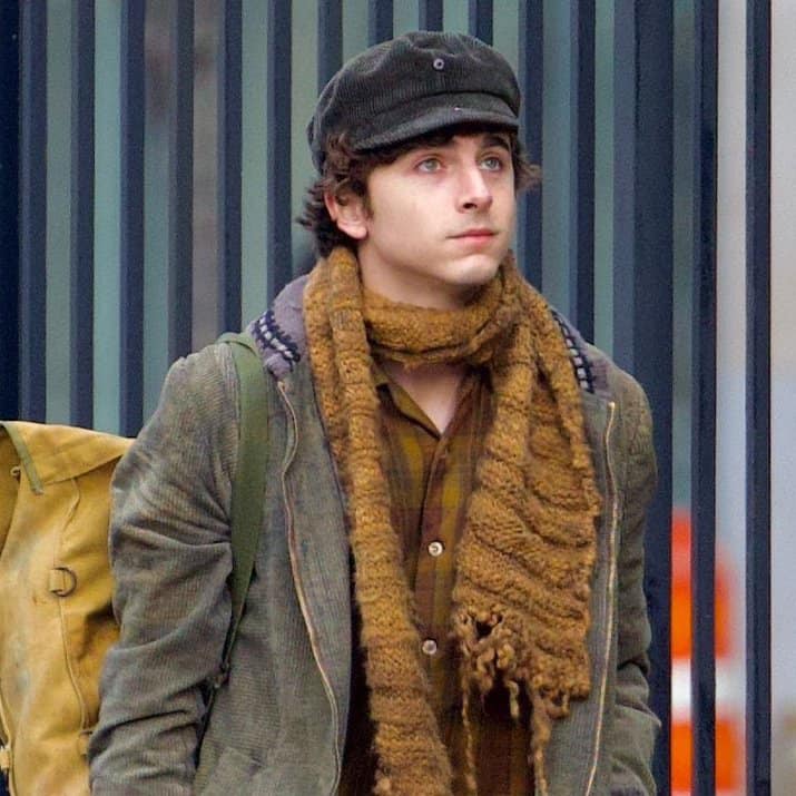 timothée Chalamet in A Complete Unknown