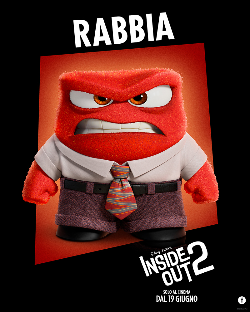 Inside Out 2 - poster rabbia