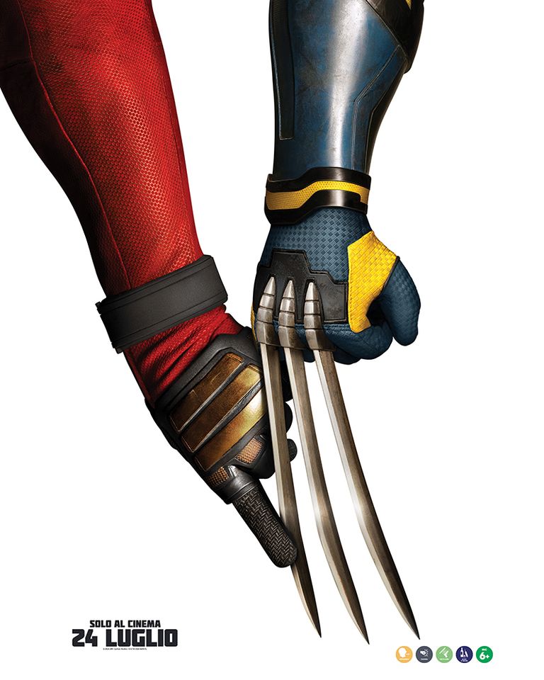 nuovo poster italiano Deadpool & Wolverine