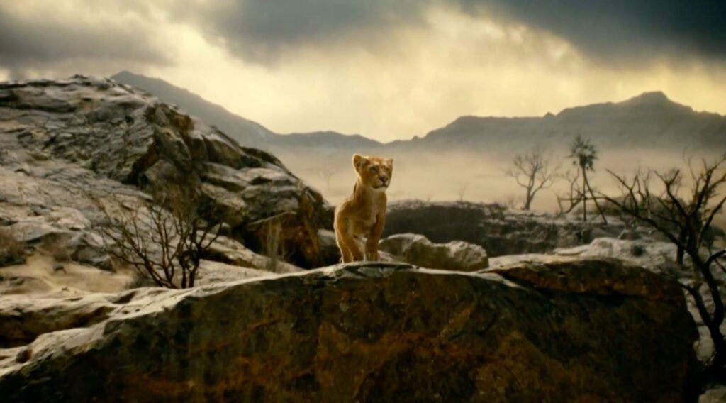 prima immagine mufasa the lion king