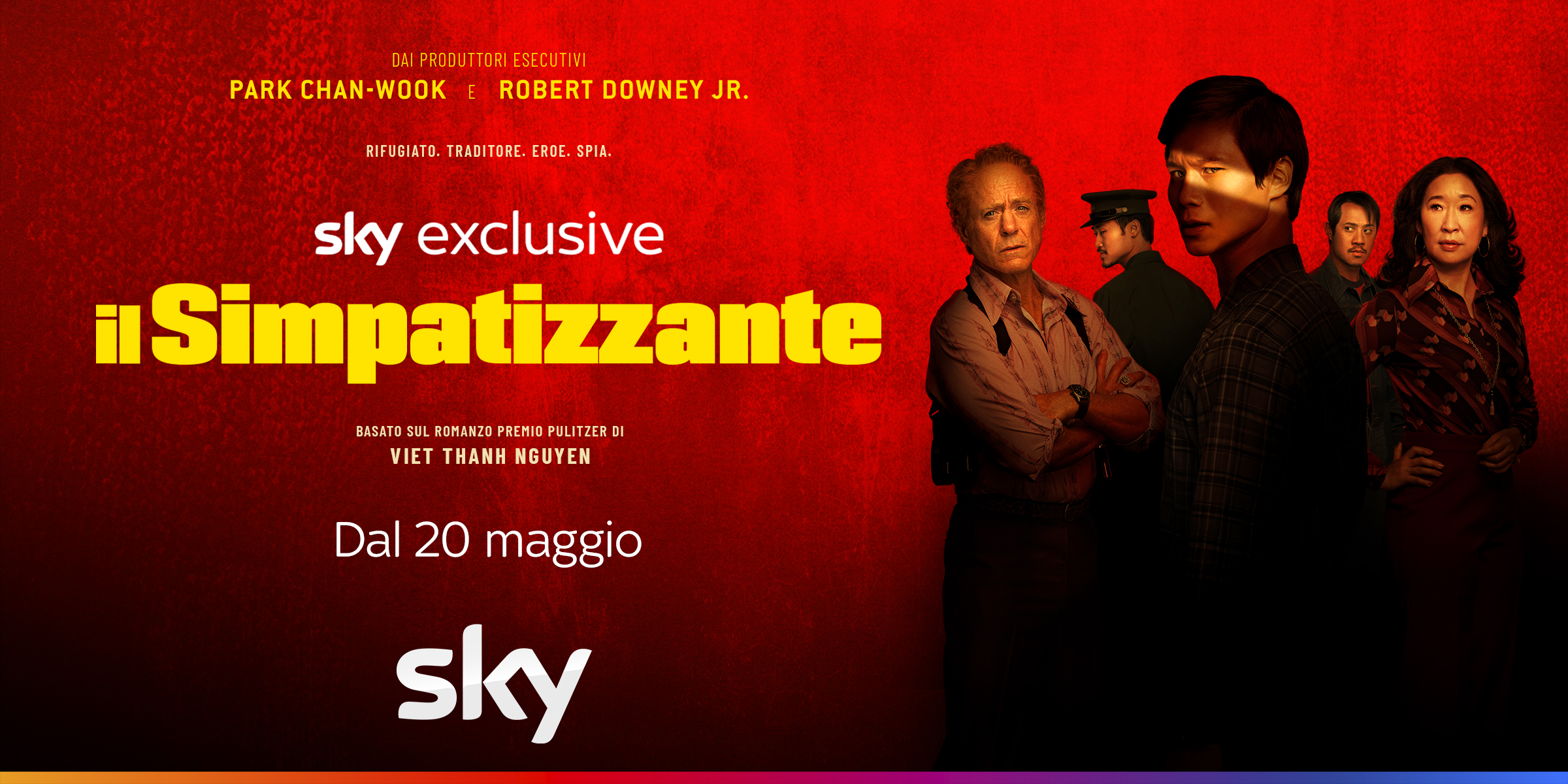 Il Simpatizzante: il trailer e la key art della serie con Robert Downey Jr a maggio su Sky e NOW