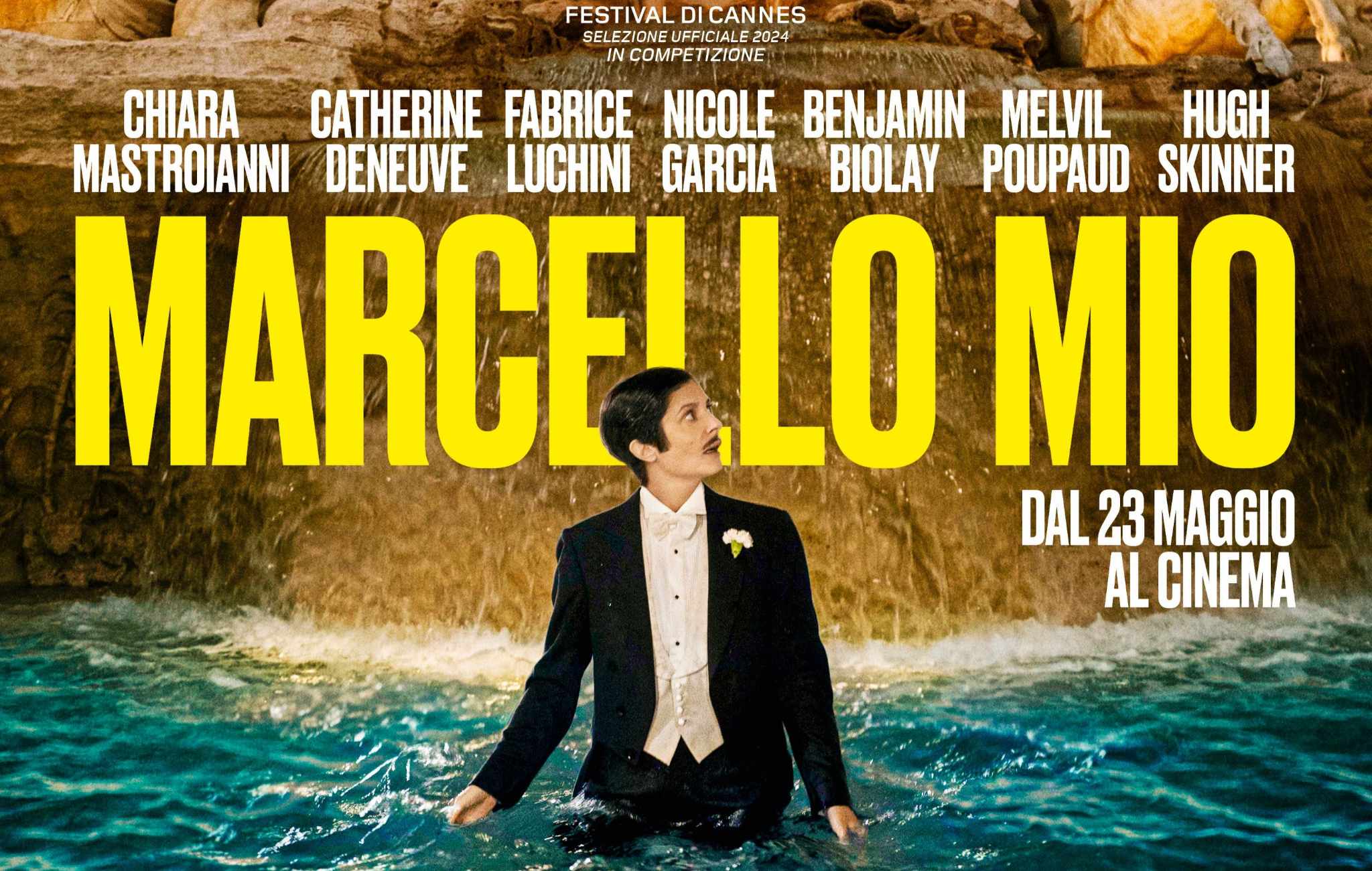 Marcello Mio: il poster del film nelle sale italiane dal 23 maggio