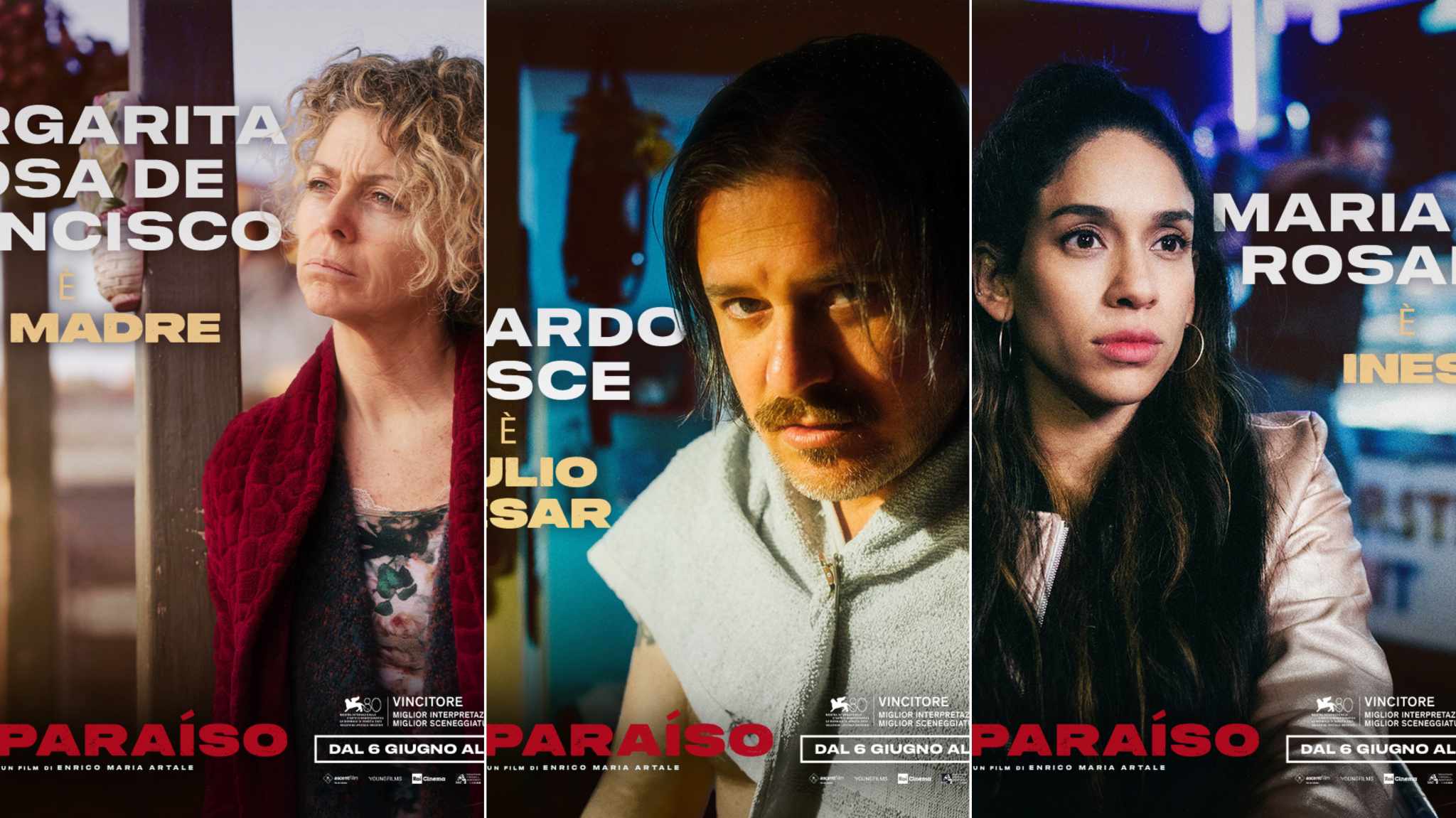 cover poster protagonisti film el paraiso