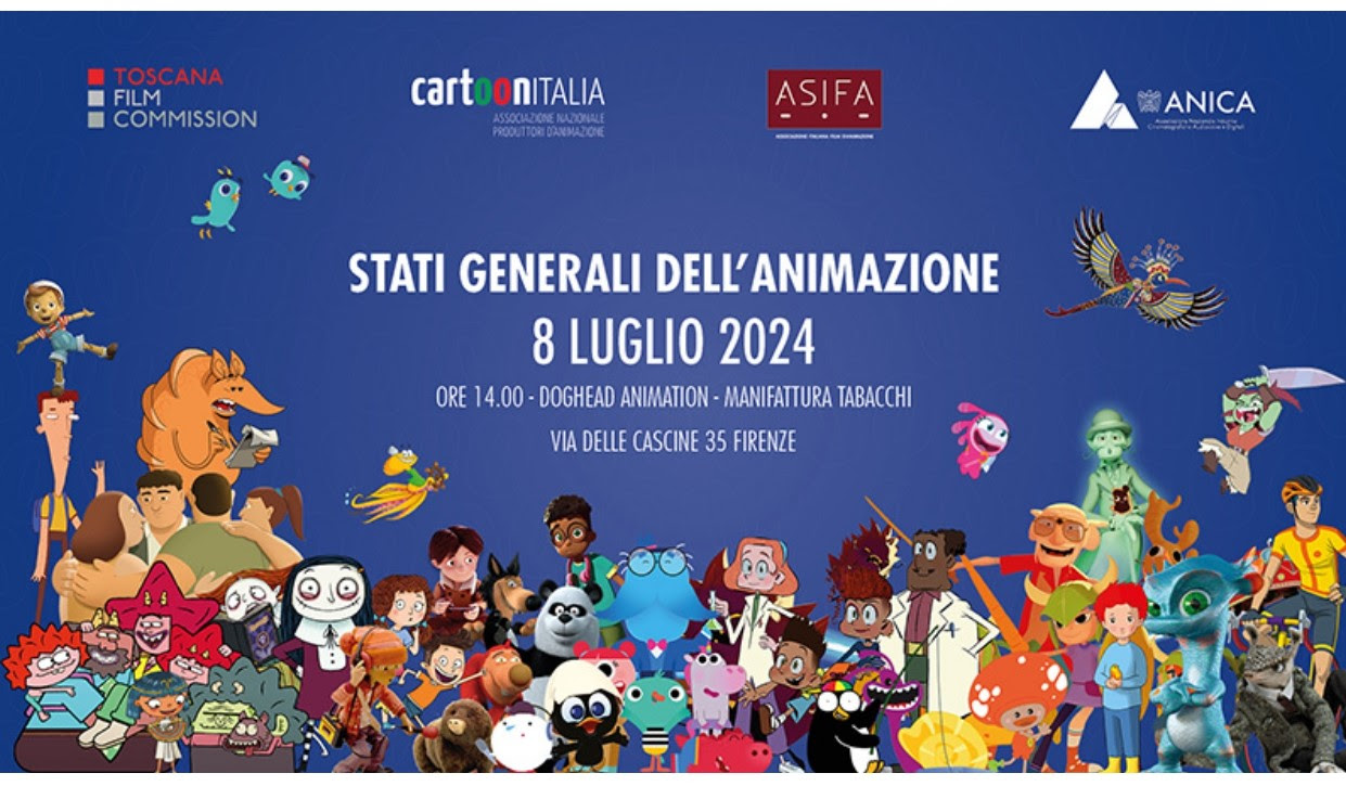 locandina Gli Stati Generali dell’Animazione Italiana 2024.