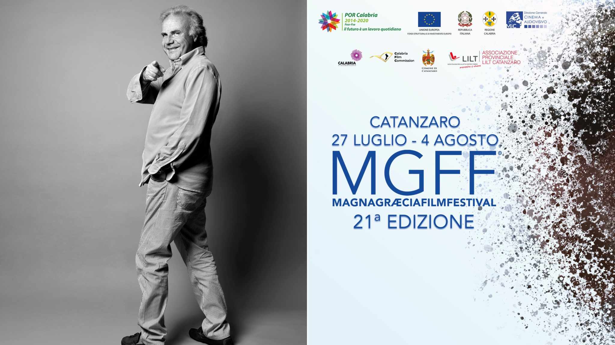 Magna Graecia Film Festival 2024: Jerry Calà riceverà la Colonna d’Oro