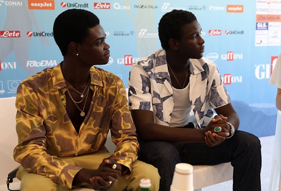 Giffoni 54: Seydouu Farr e Moussa Fall da Io Capitano: “Sognare non ha colore”