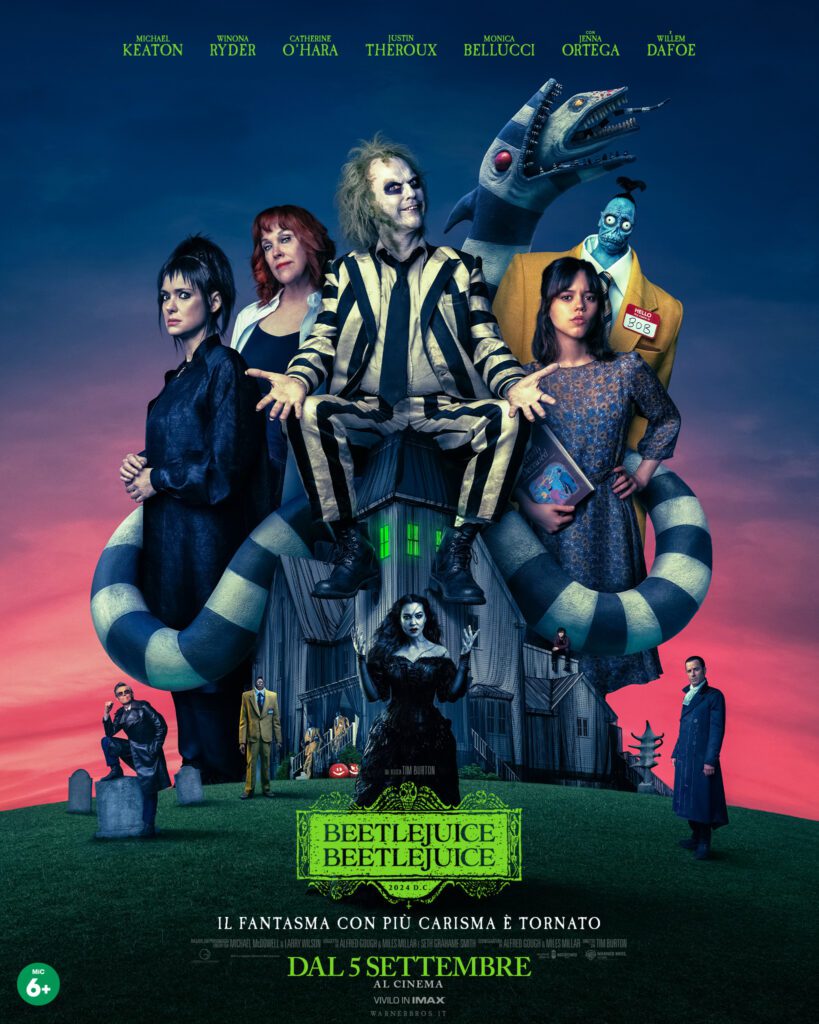 beetlejuice 2 nuovo poster italiano