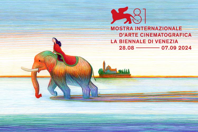 Venezia 81: il manifesto ufficiale raffigura un Elefante in Laguna