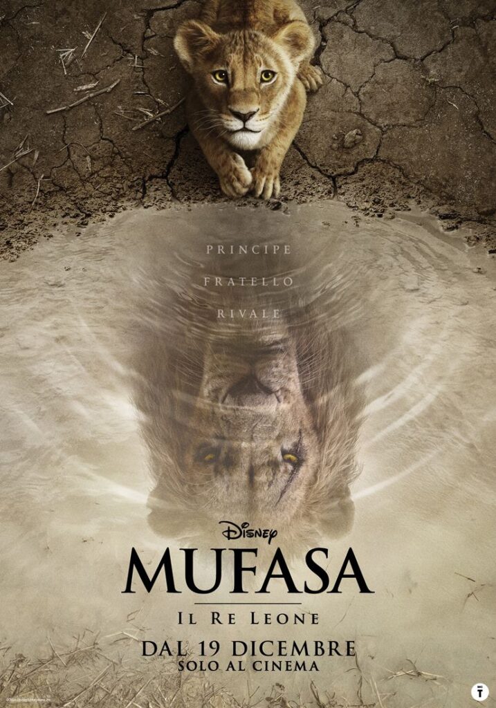 poster mufasa il e leone