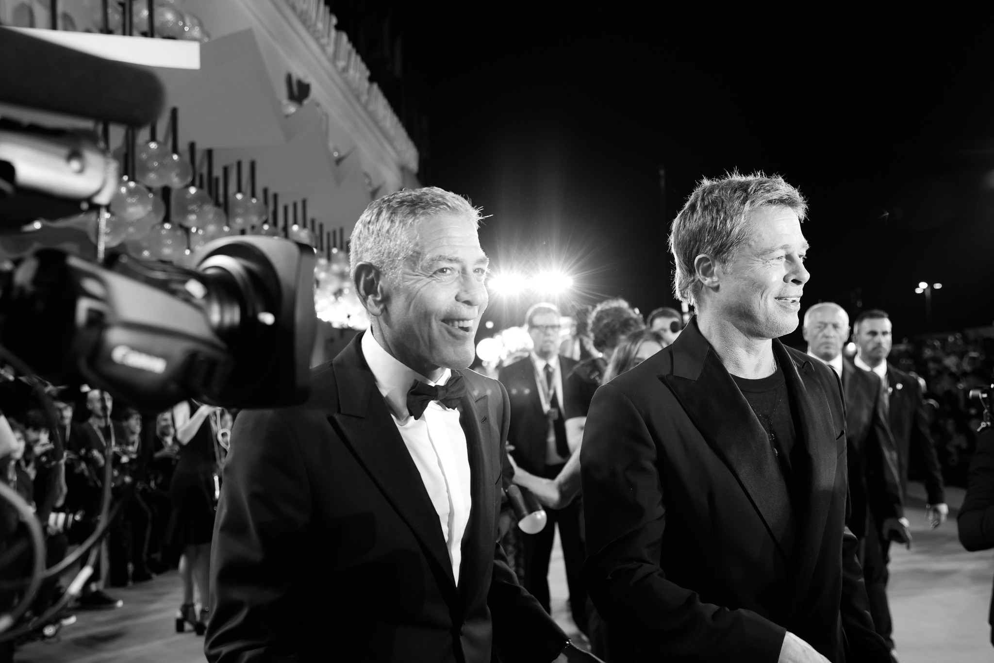 brad pitt e george clooney venezia 81