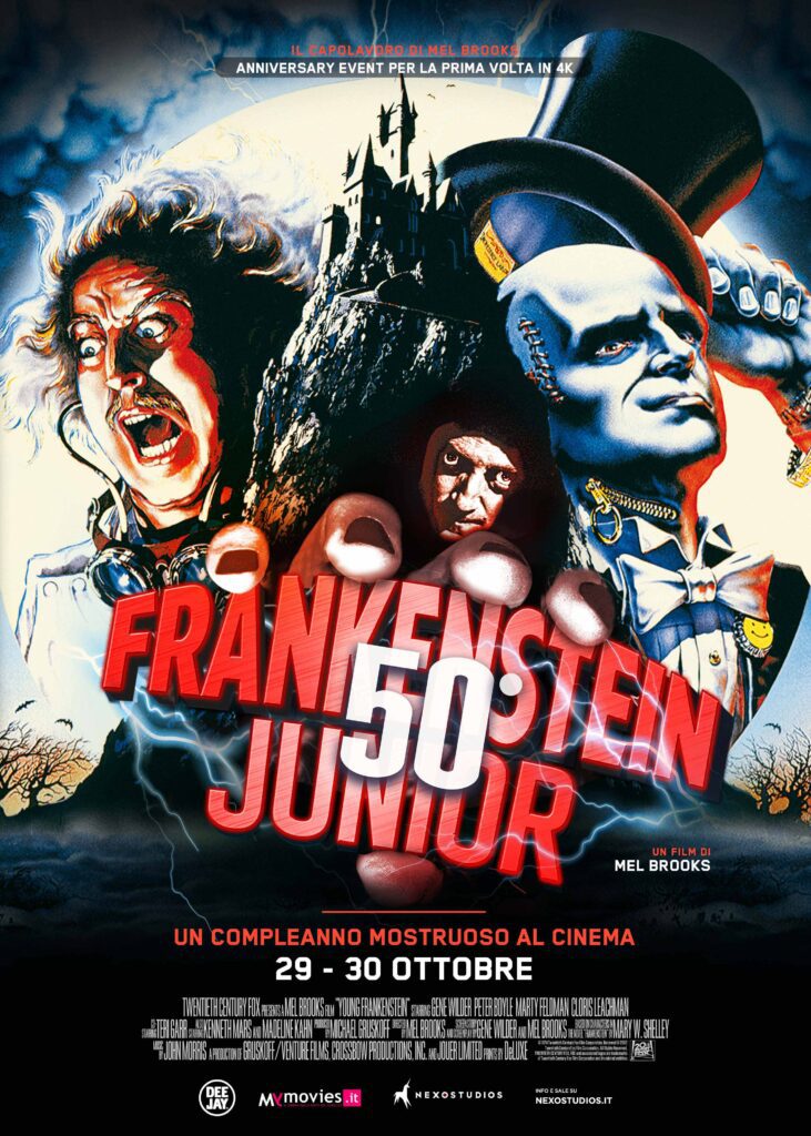 poster frenkestein junior 50° anniversario