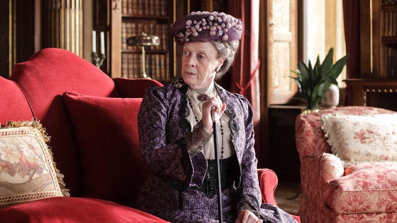 maggie smith in downton abbey