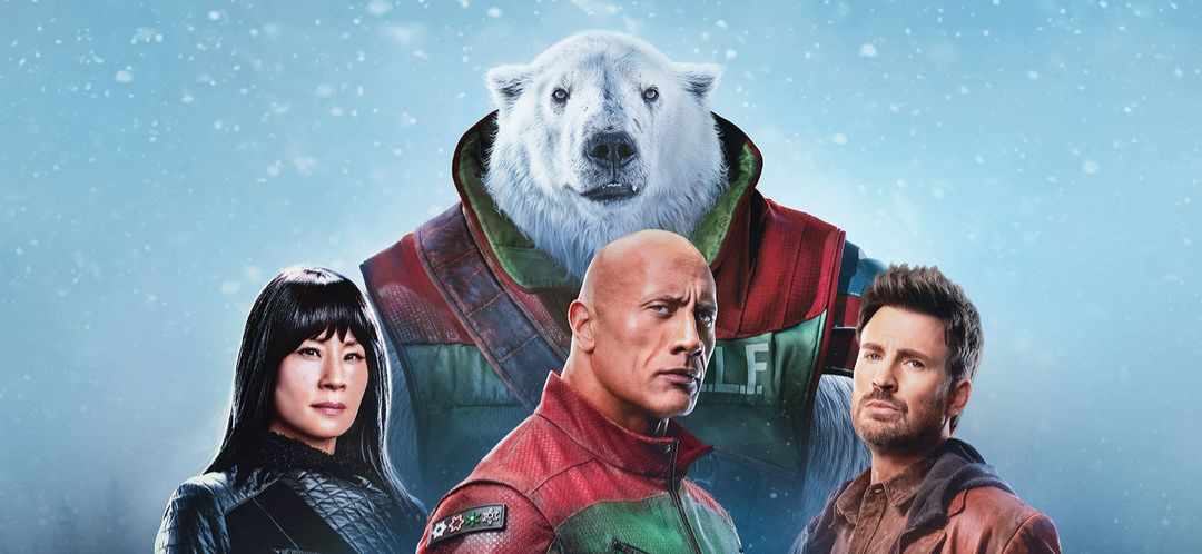 Uno Rosso: il poster italiano del film con Dwayne Johnson e Chris Evans