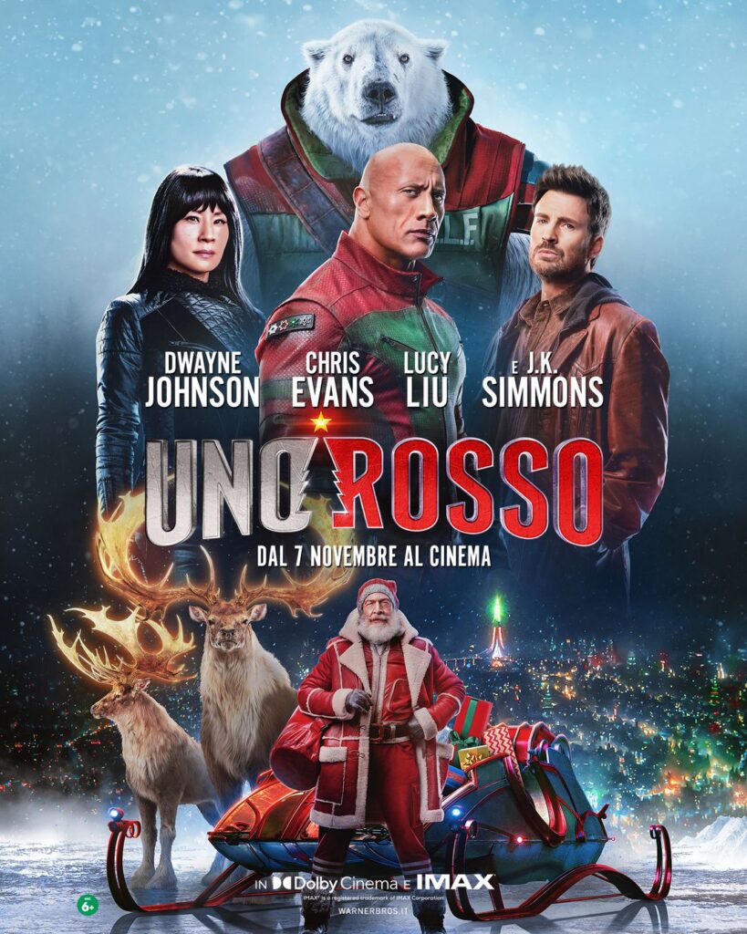 poster italiano film Uno Rosso