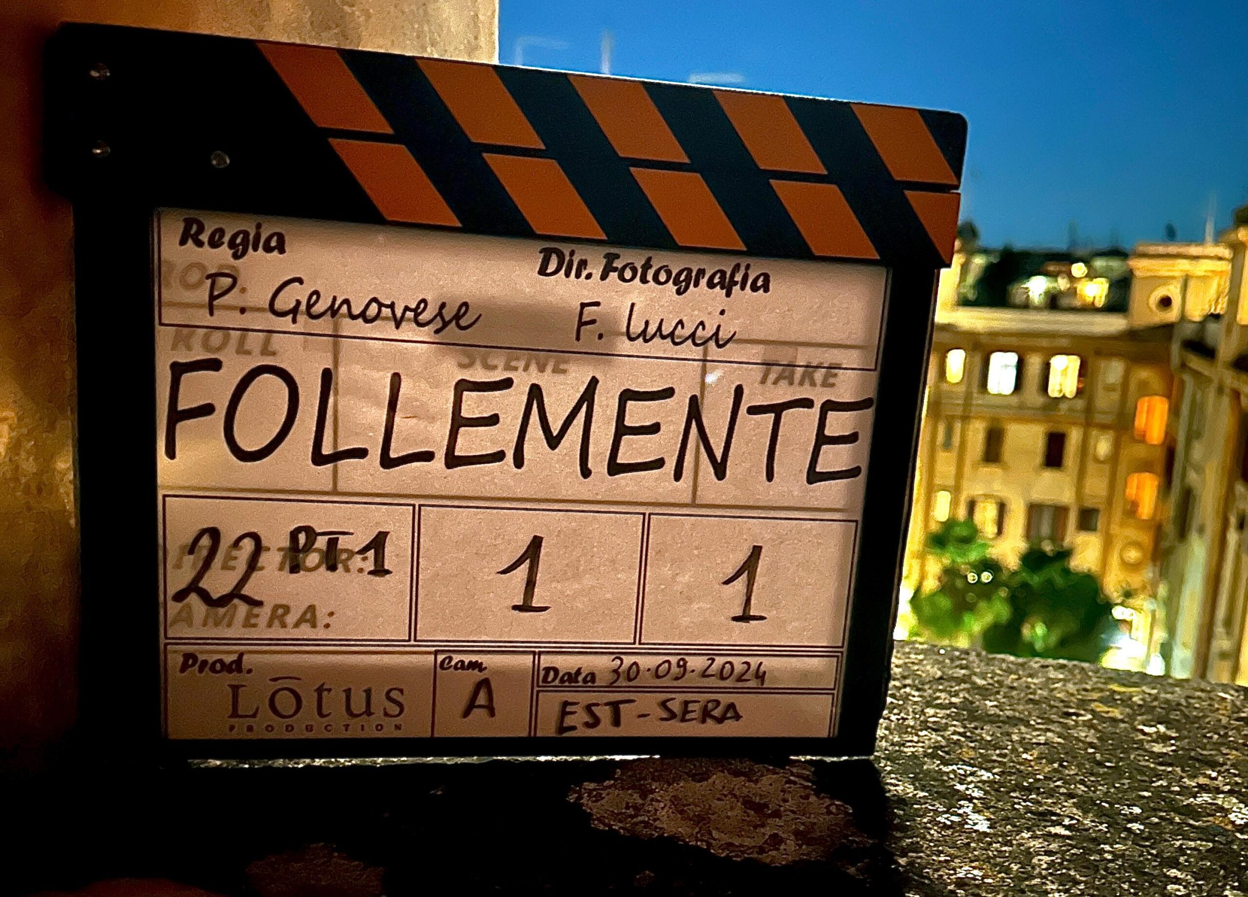 ciak inizio riprese film FolleMente