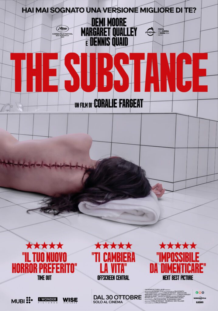 poster ufficiale italiano the substance