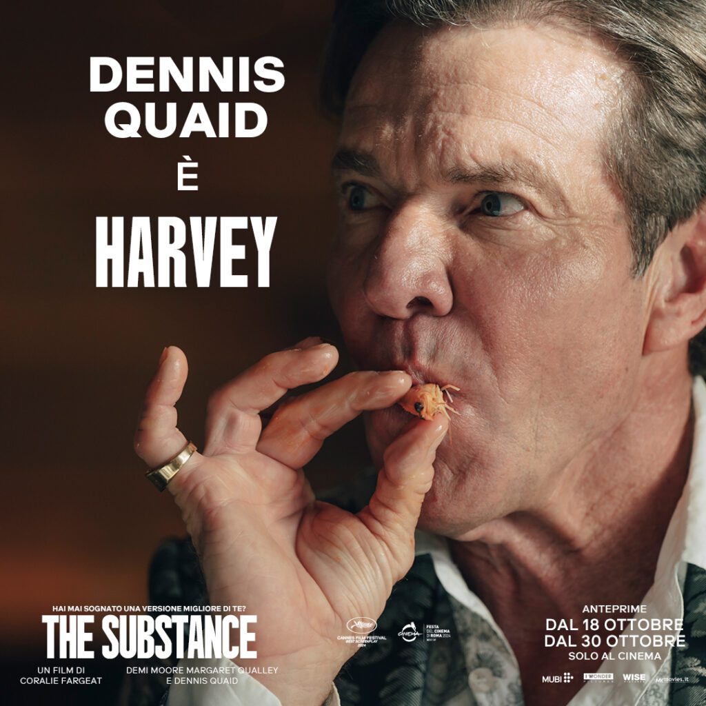 character poster the substance dennis quaid