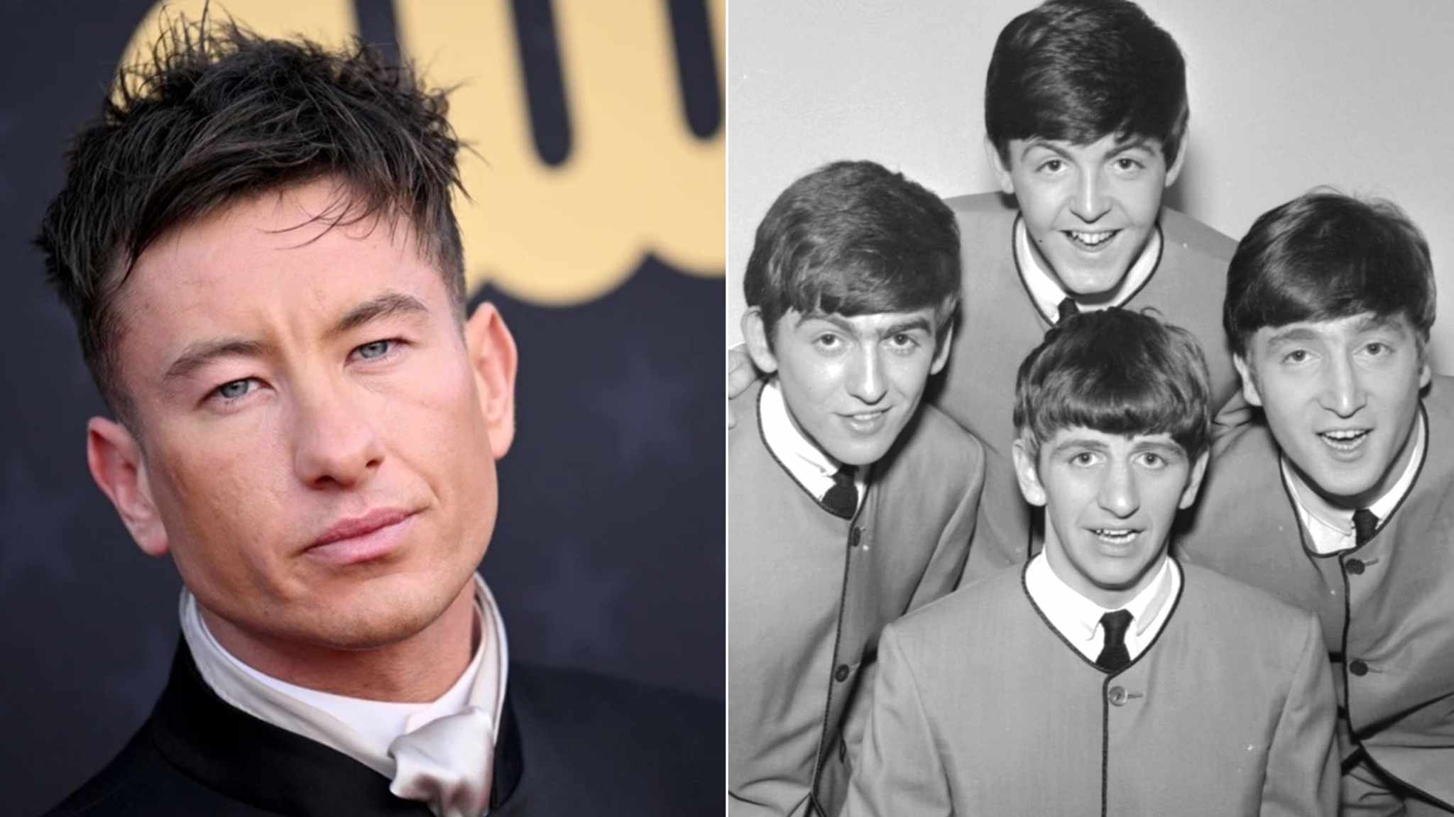 cover immagini barry keoghan e Beatles