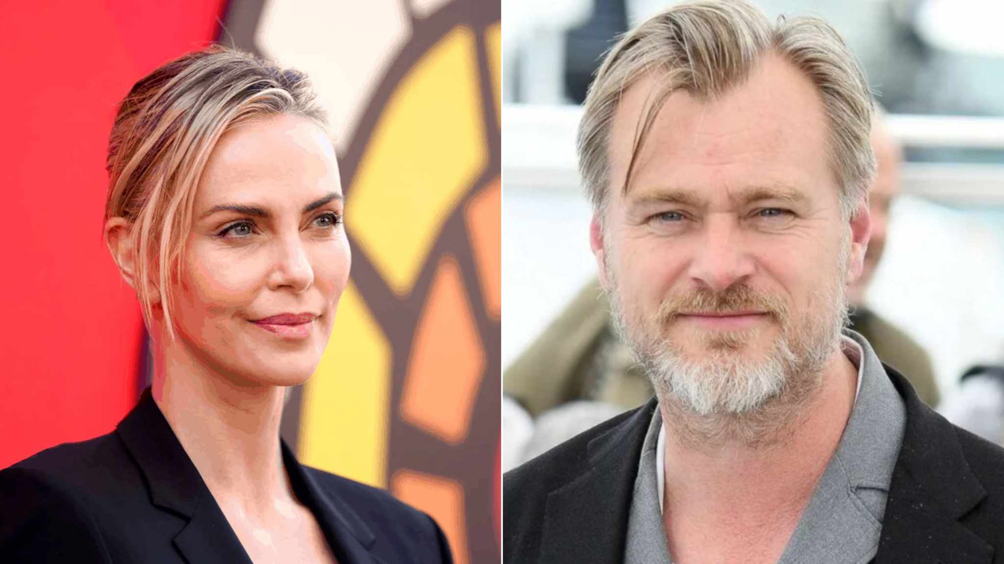 cover immagini charlize theron e christopher nolan