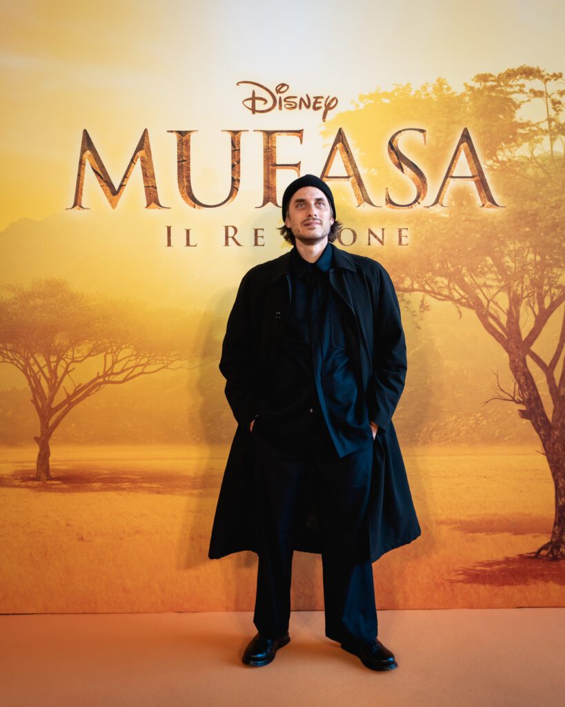 Luca Marinelli phototocall Mufasa Il Re Leone