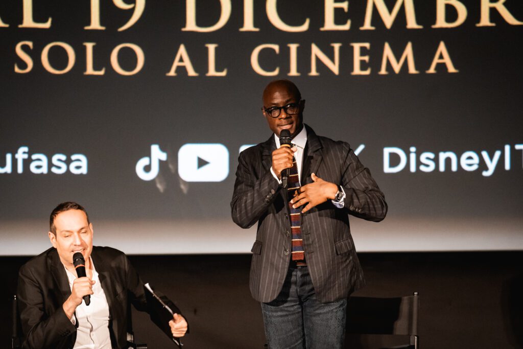 mufasa il re leone incontro stampa barry jenkins