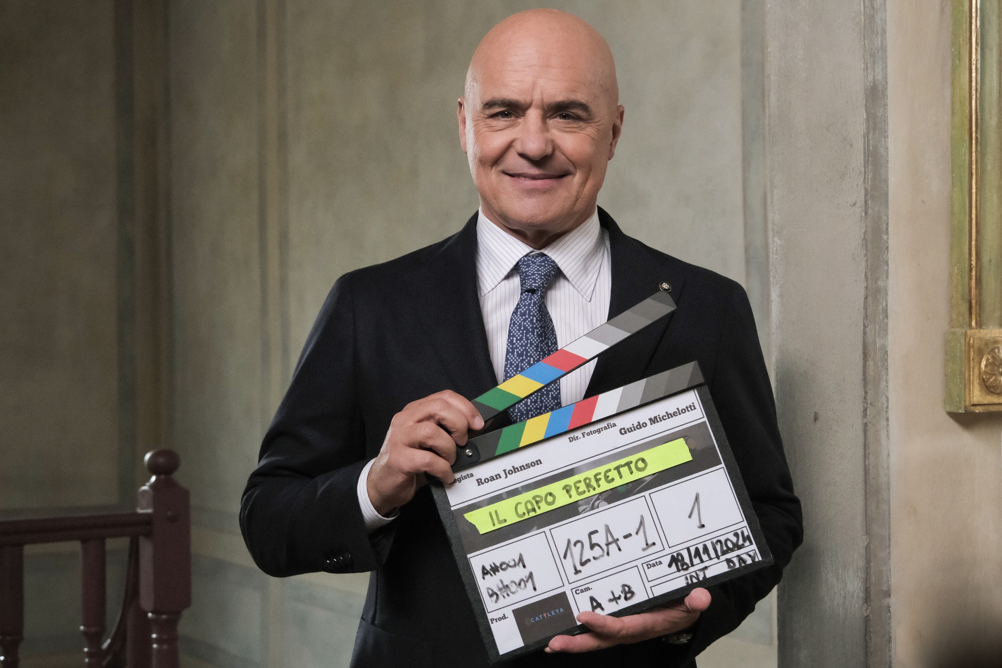 luca zingaretti inizio riprese serie netflix il capo perfetto