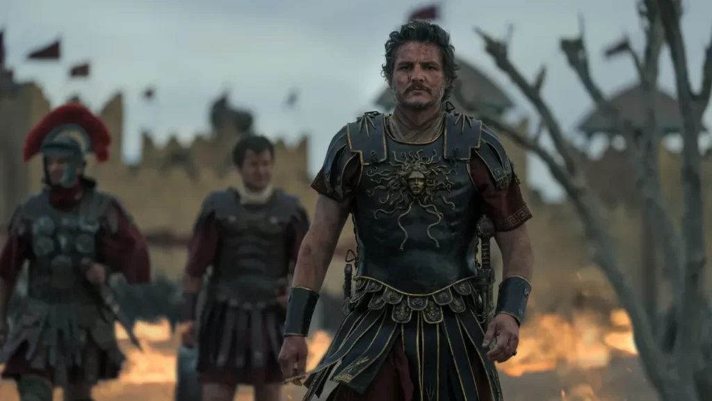 pedro pascal in Il Gladiatore II