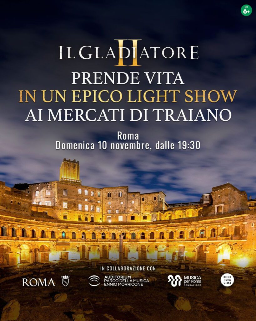 poster eventi Roma Il Gladiatore II