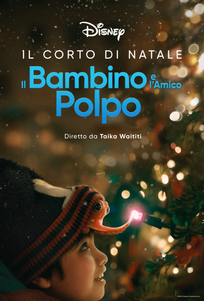 poster corto Natale Il bambino e l'amico polpo