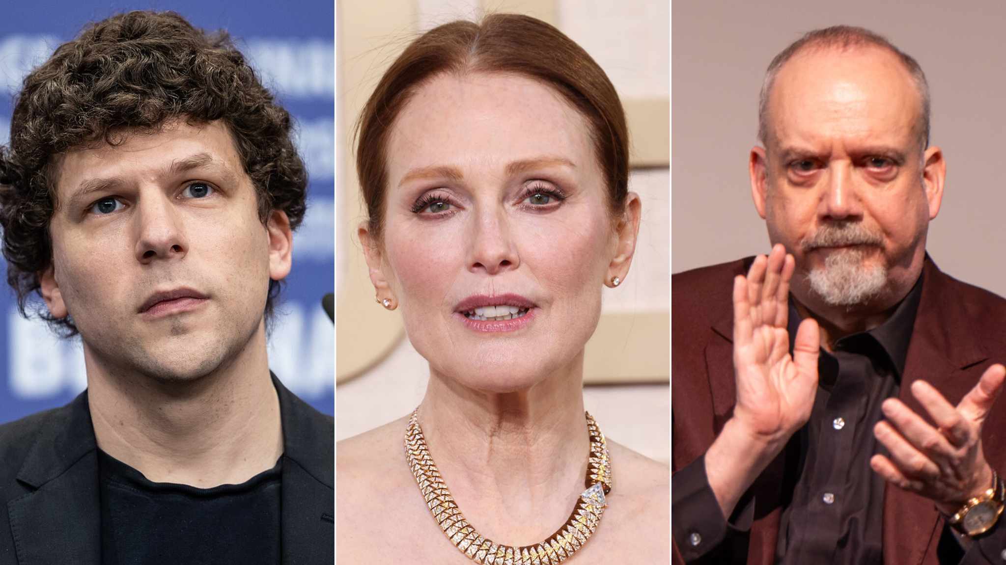 Jesse Eisenberg dirigerà una commedia musicale con Julianne Moore e Paul Giamatti