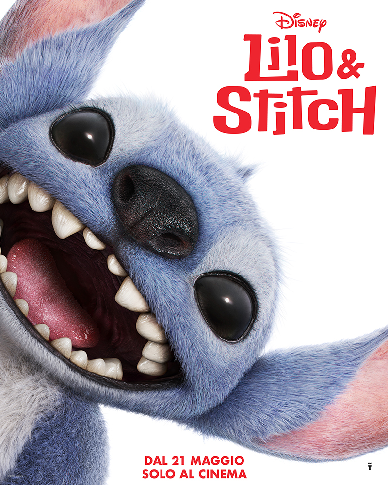 primo poster italiano live-action Lilo & Stitch