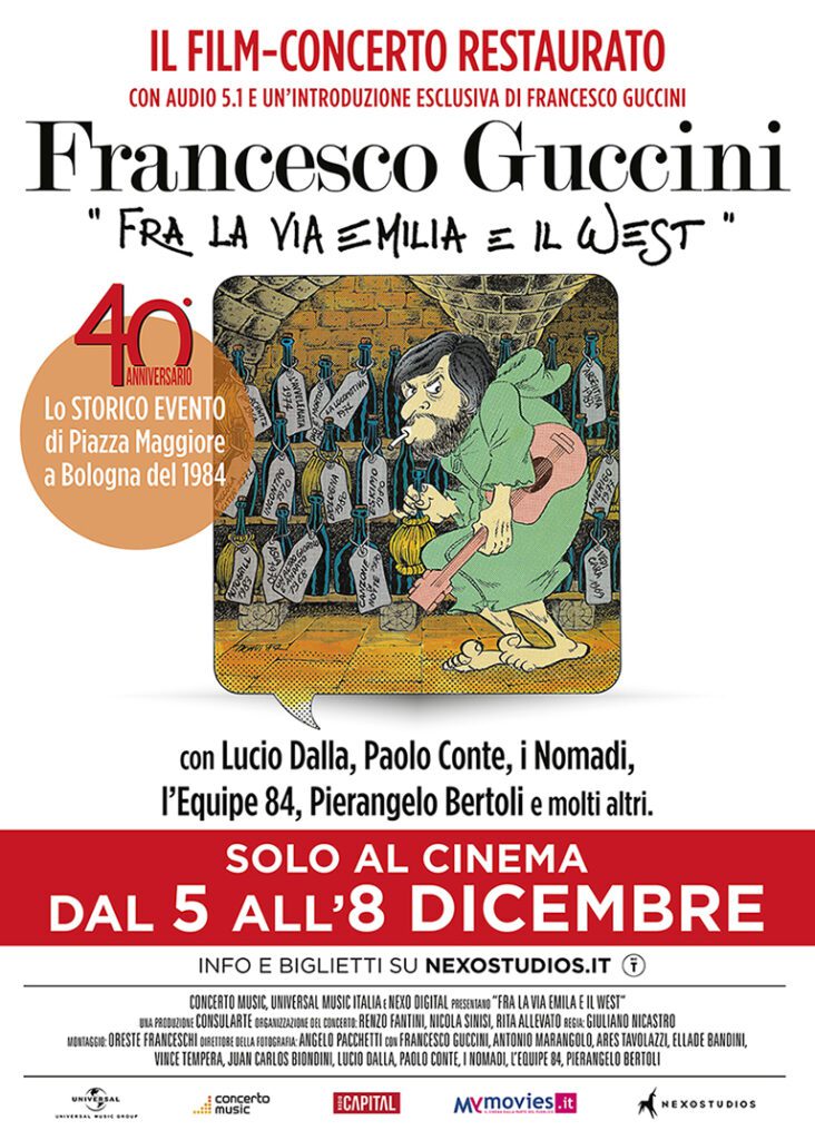 poster FRANCESCO GUCCINI: FRA LA VIA EMILIA E IL WEST